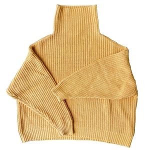 Free People ‘Swim Too Deep’ Oversized Yellow Sweater